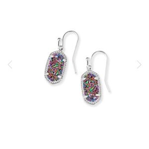 Kendra Scott Lee multicolor drusy earrings